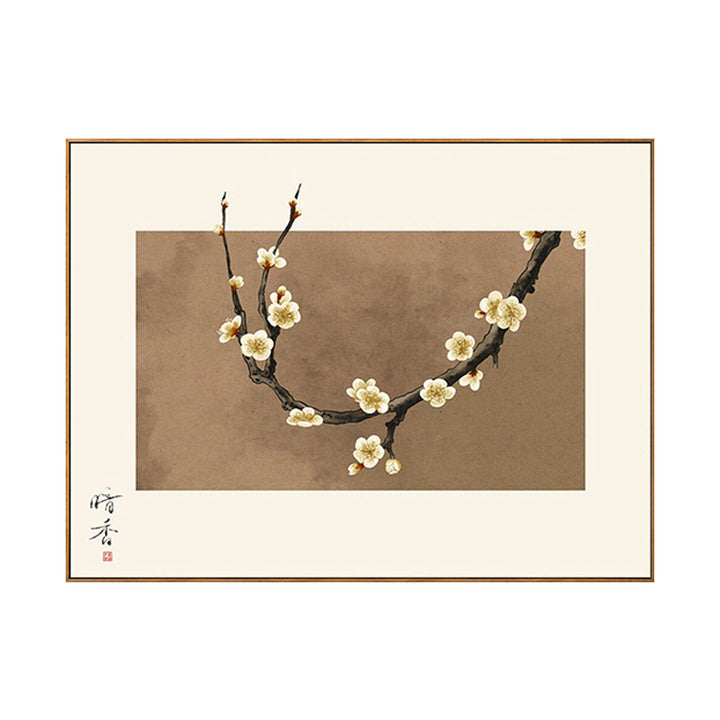 Elegant Framed Floral Blossom Art Print