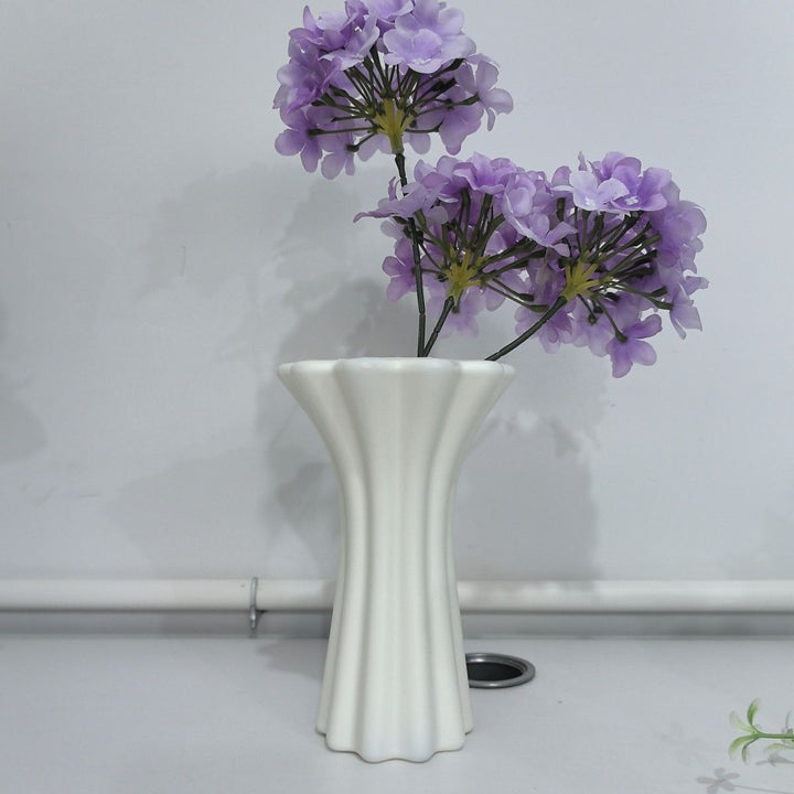 Sculpted Decorative Floral Vase