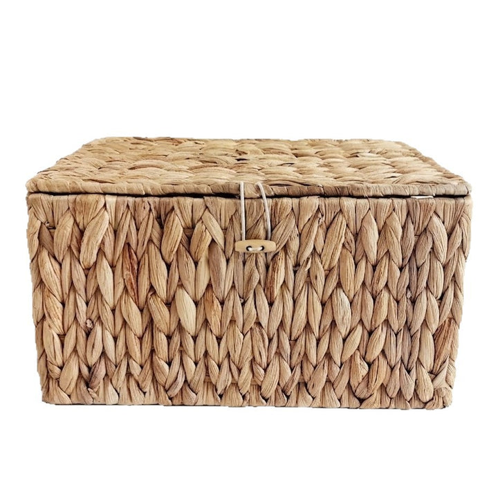 Handcrafted Storage Basket Made of Natural Materials