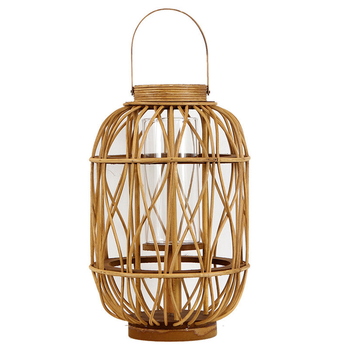 Elegant Handmade Lantern Made of Natural Materials
