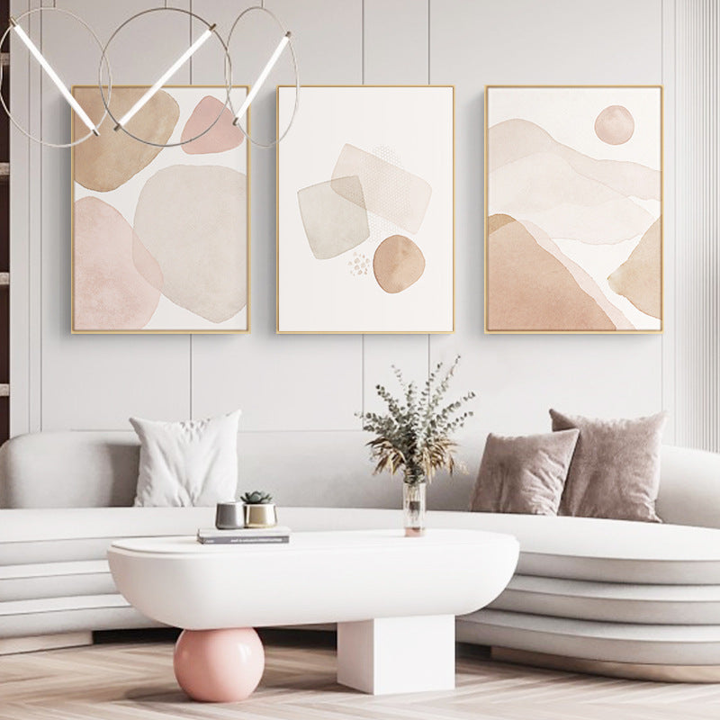 Framed Abstract Geometric Artwork