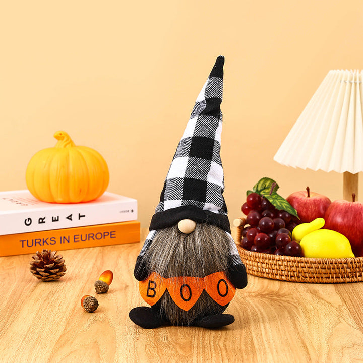 Decorative Halloween Gnome Figure