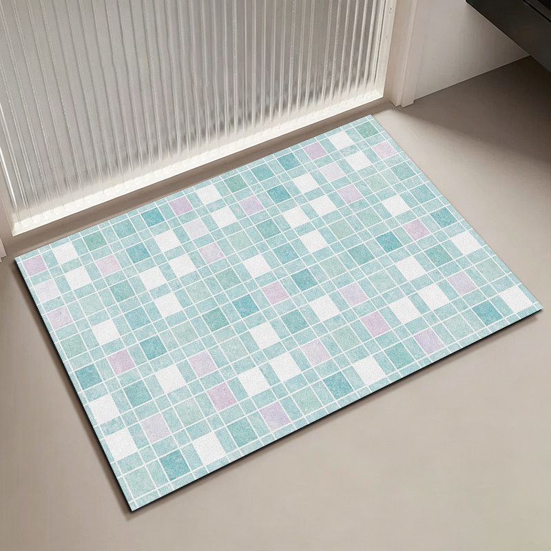 Mosaic Pattern Bath Mat