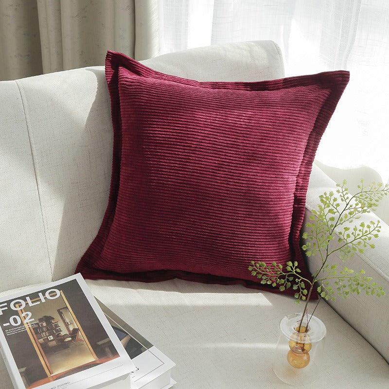 Textured Corduroy Throw Pillow
