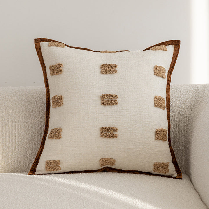 Geometric Patterned Throw Cushion