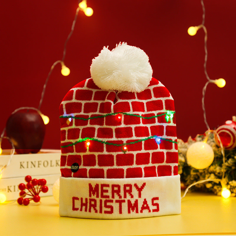 Funny Christmas hat with LED lights