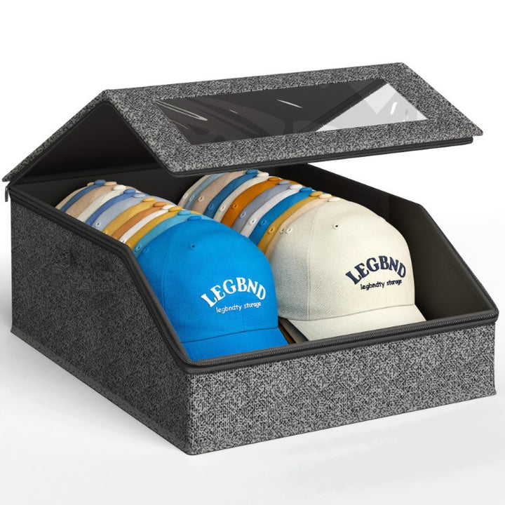 Storage box for caps