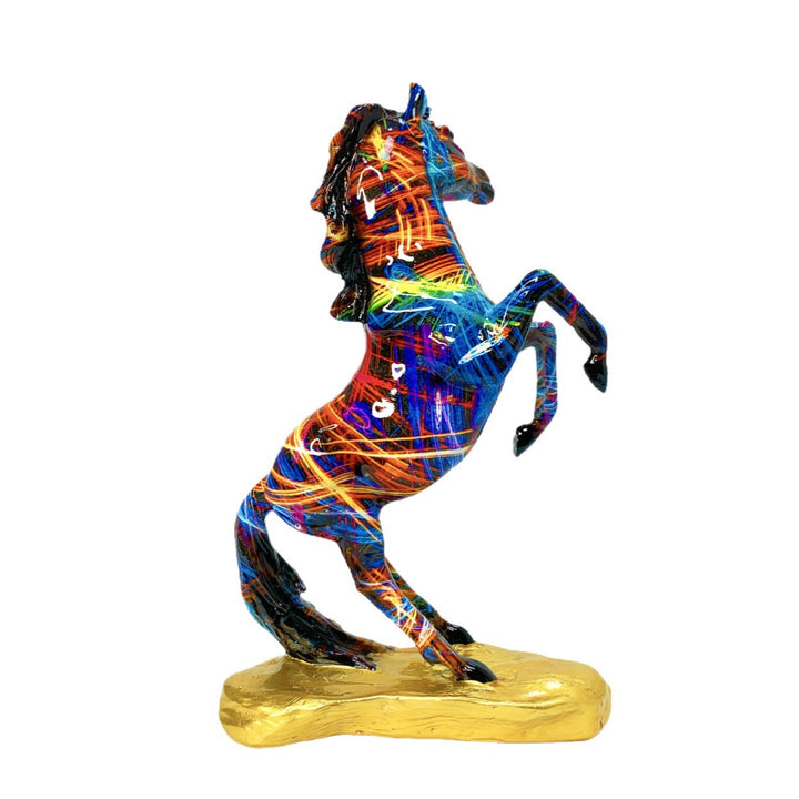 Artistic horse figure in modern design