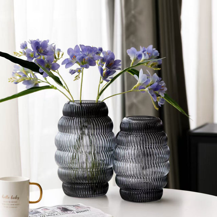 Decorative Textured Glass Vase