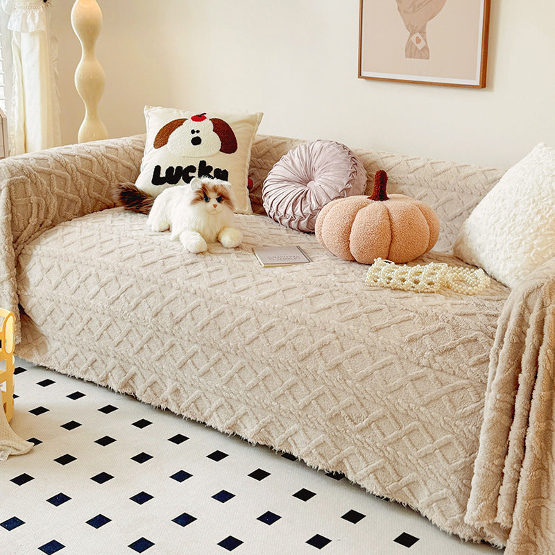 Cozy Textured Throw Blanket