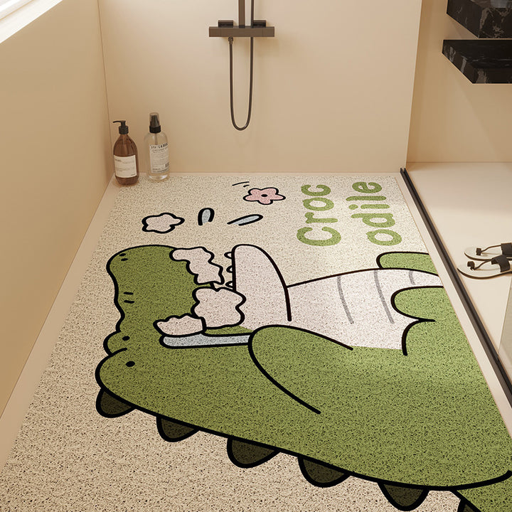 Playful Animal Themed Memory Foam Mat