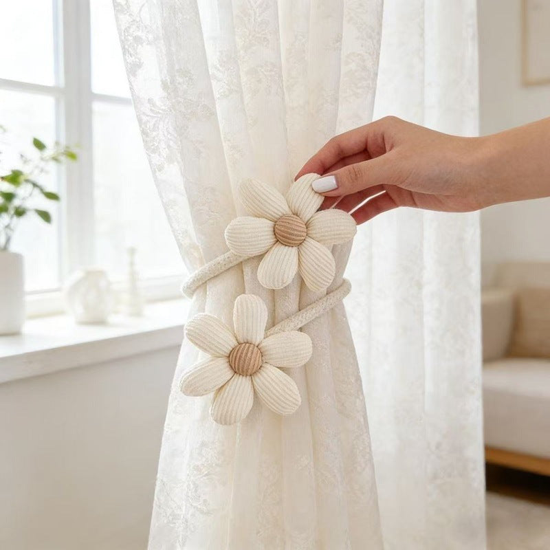 Decorative curtain holder