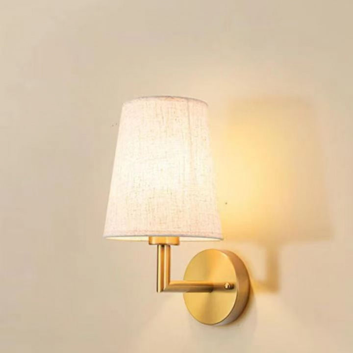 Contemporary Linen Wall Light