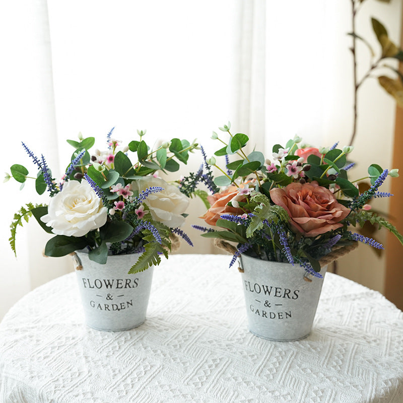 Decorative artificial flower bouquet