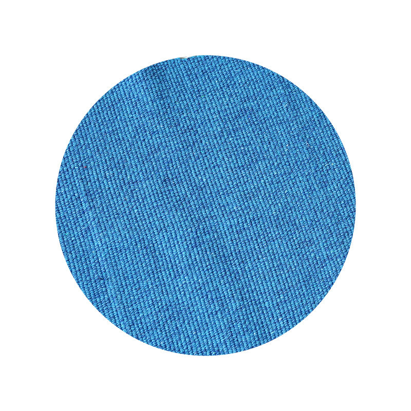 Round woven fabric sample for upholstery and furniture covering fabric