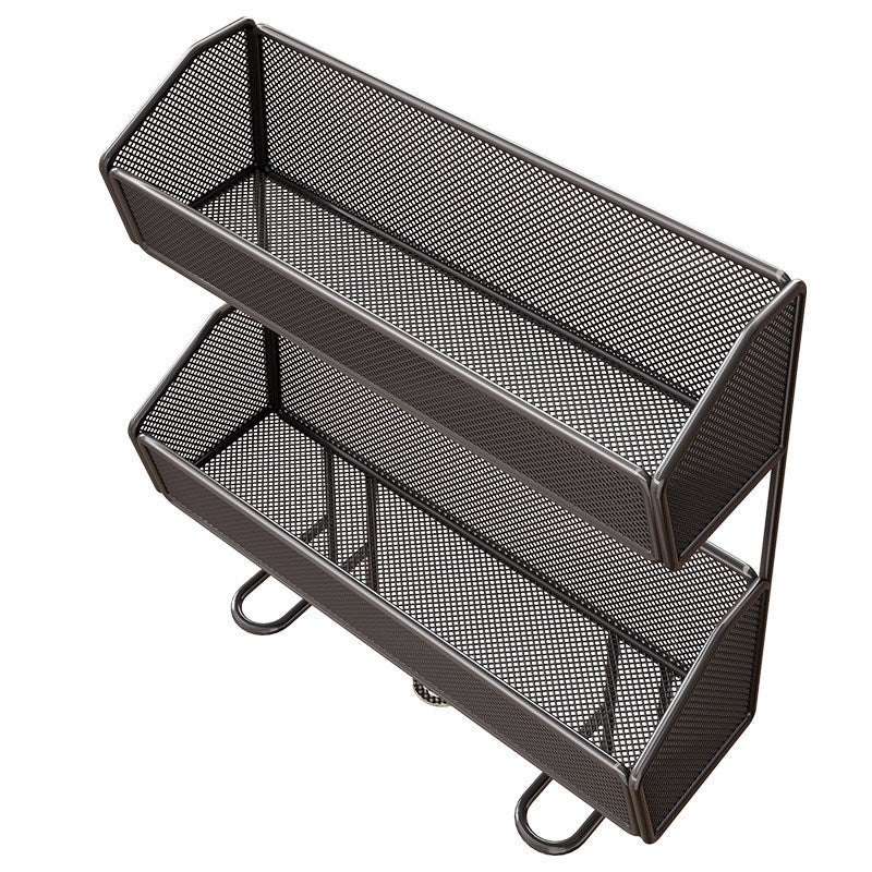 Mesh Two-Tier Bathroom & Countertop Organizer Shelf