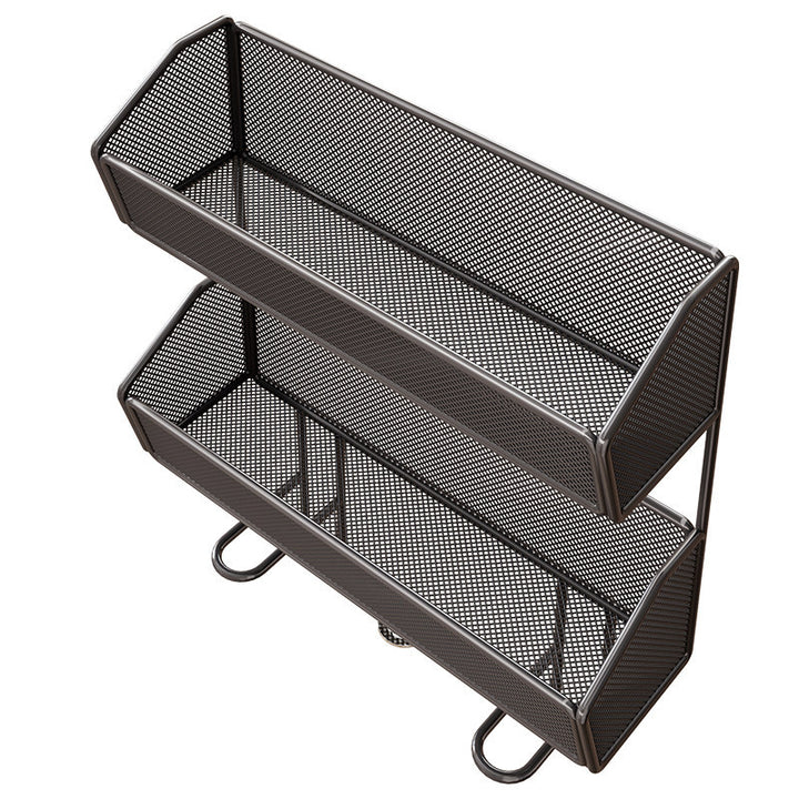 Mesh Two-Tier Bathroom & Countertop Organizer Shelf