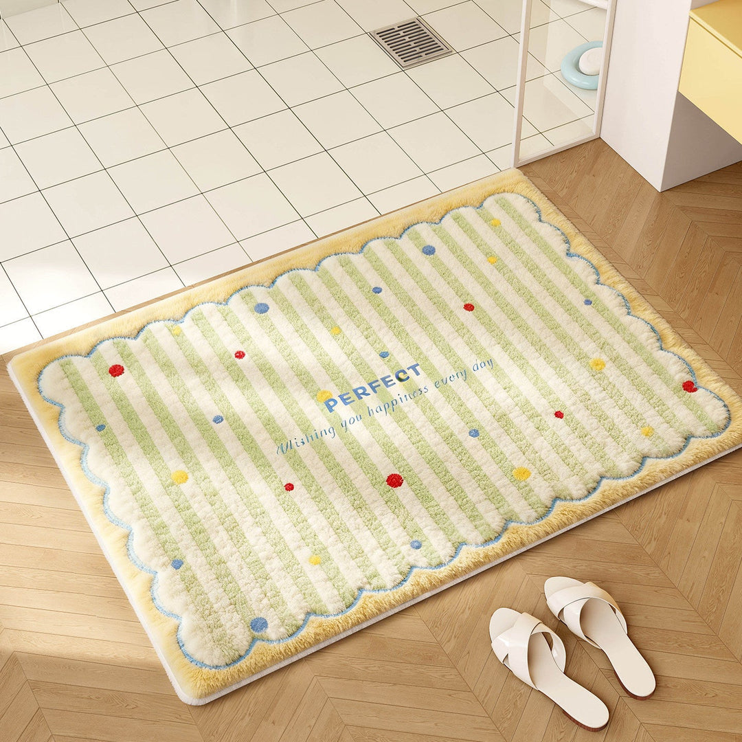 Cozy Woven Bathroom Rug