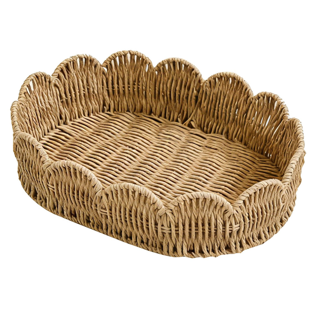Decorative basket made of willow