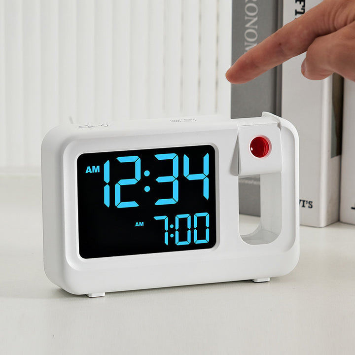 Digital projection alarm clock