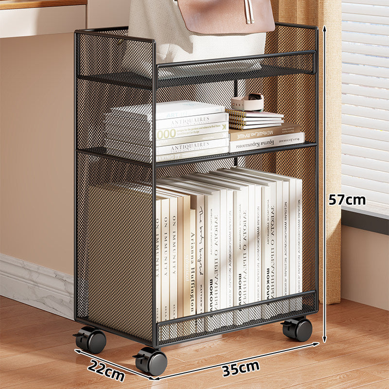 Compact Vertical Wire Mesh Desktop Organizer