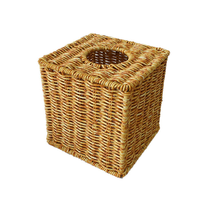 Woven Rectangular Storage Basket