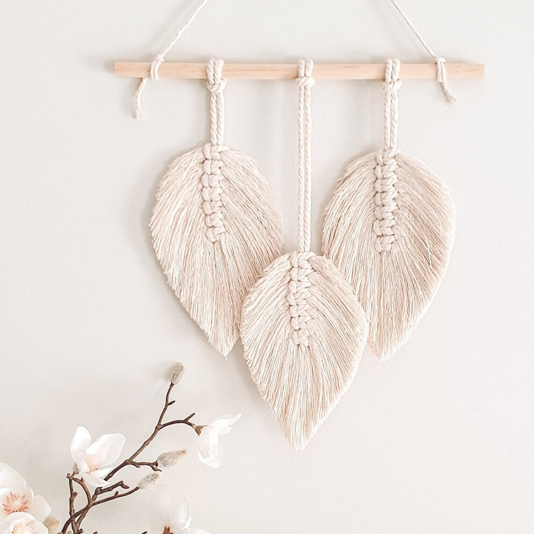 Decorative Leaf Macrame Wall Hanging