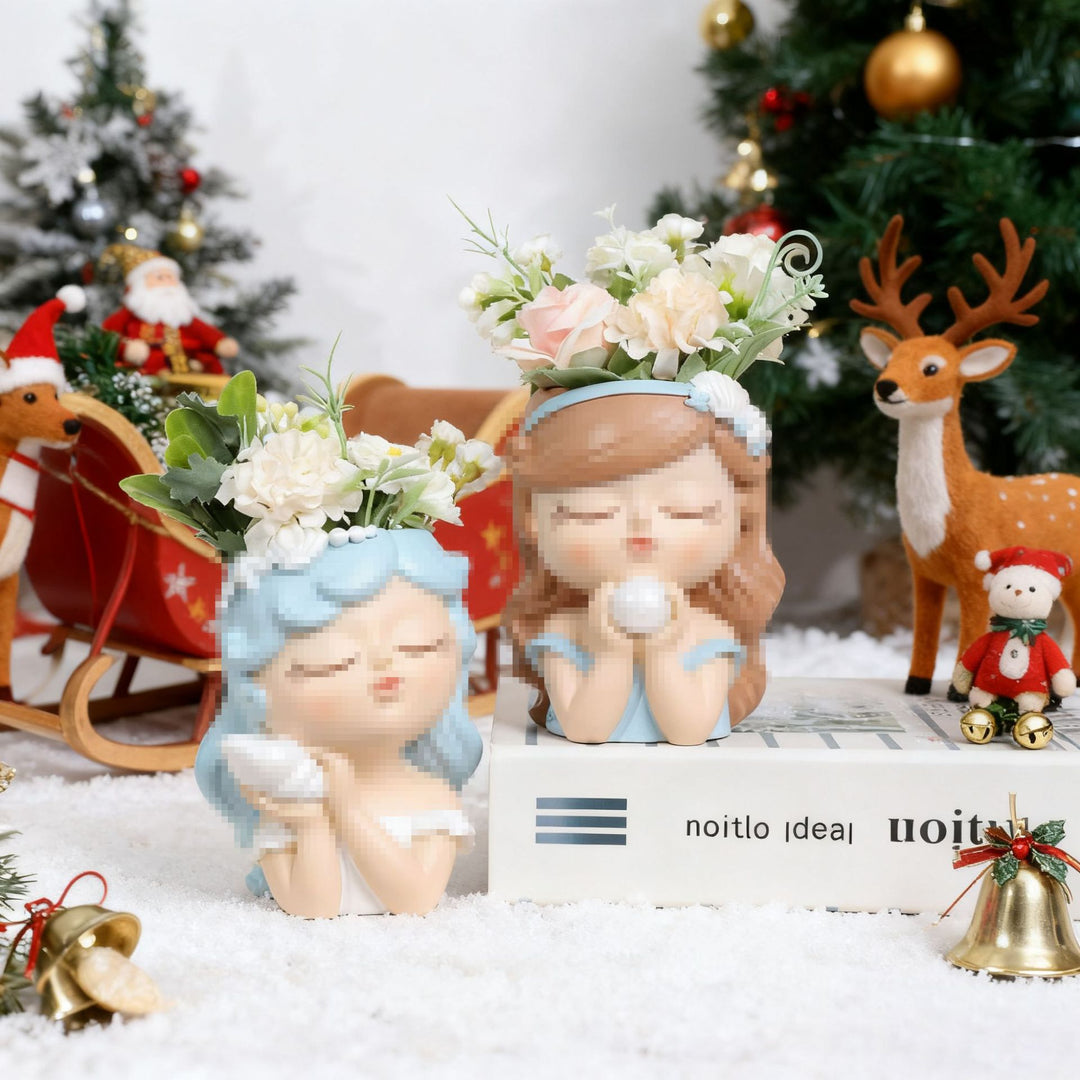 Charming Ceramic Girl Figurine