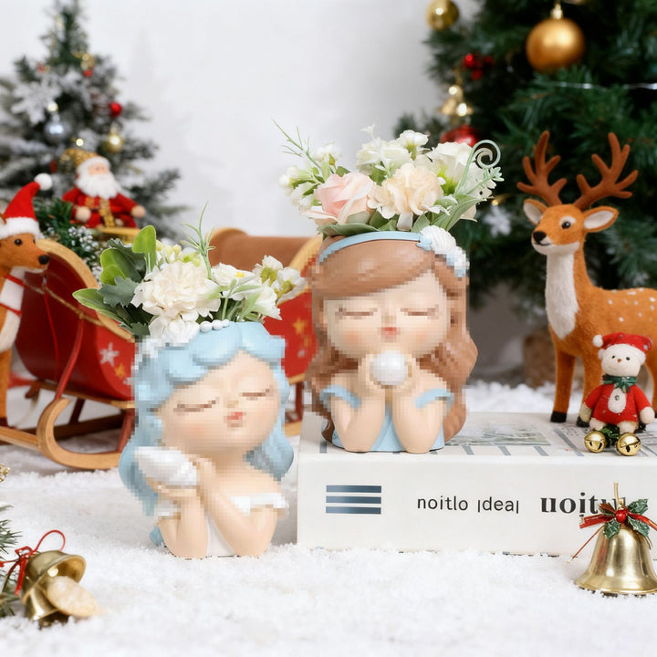 Charming Ceramic Girl Figurine