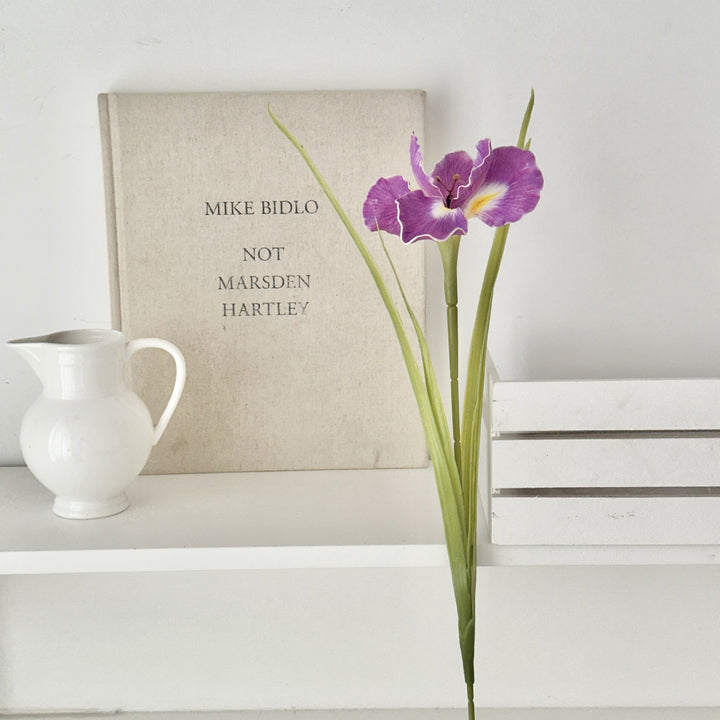 Elegant Faux Iris Floral Arrangement