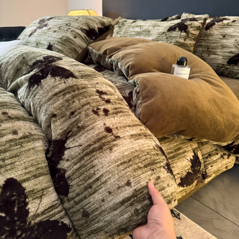Luxurious Faux Fur Duvet Cover Set