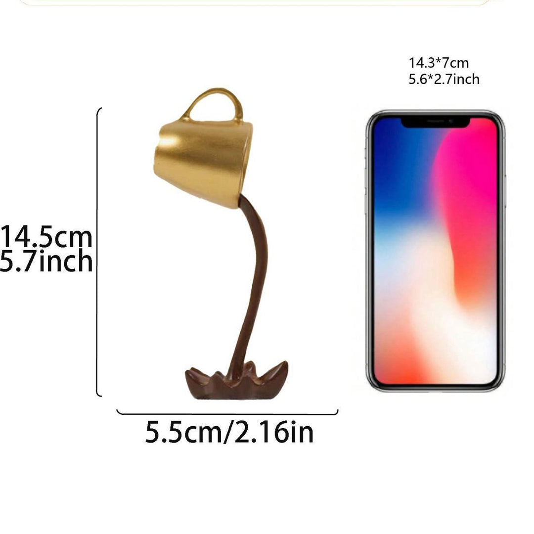 Creative Coffee Mug Design Phone Holder