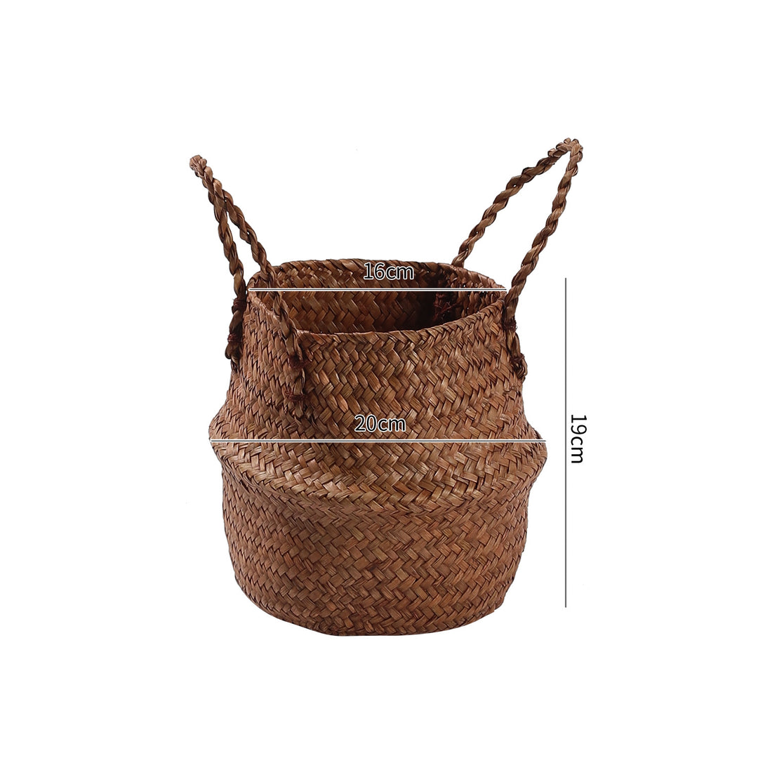Handcrafted Woven Storage Bucket