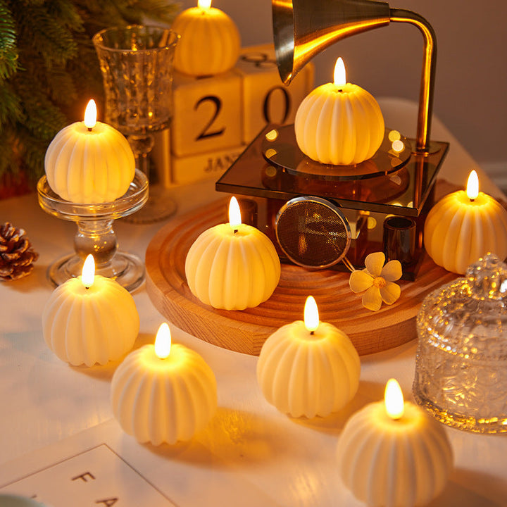Elegant LED Tea Lights with Curved Design