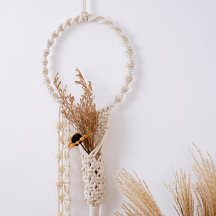 Bohemian Macramé Dreamcatcher Wall Hanging