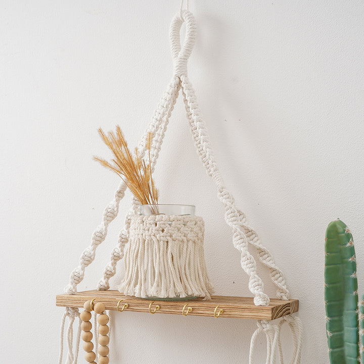 Macrame Hanging Shelf