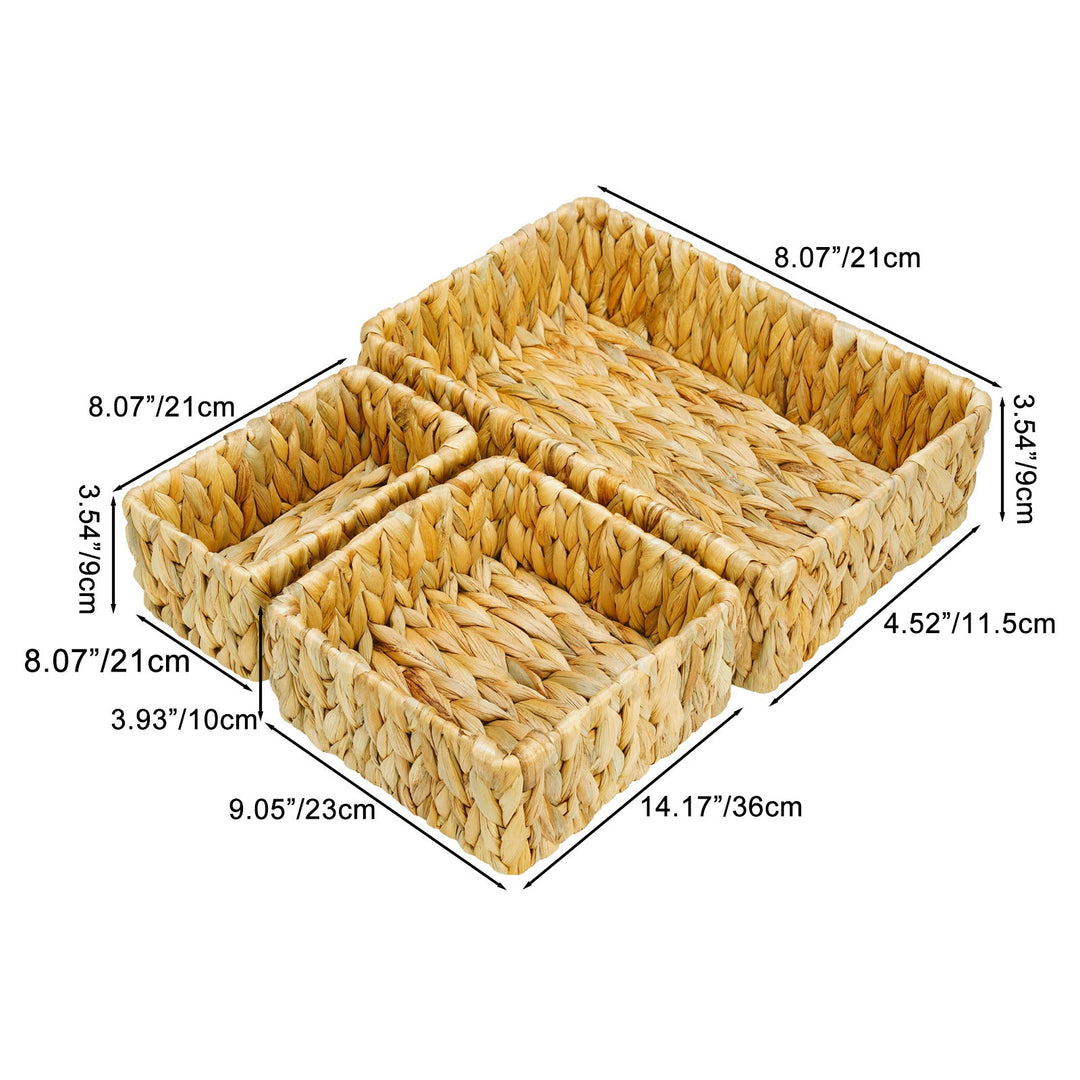 Multi-Compartment Woven Storage Organizer