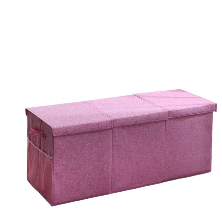 Robust storage chest with removable lid and carrying handles