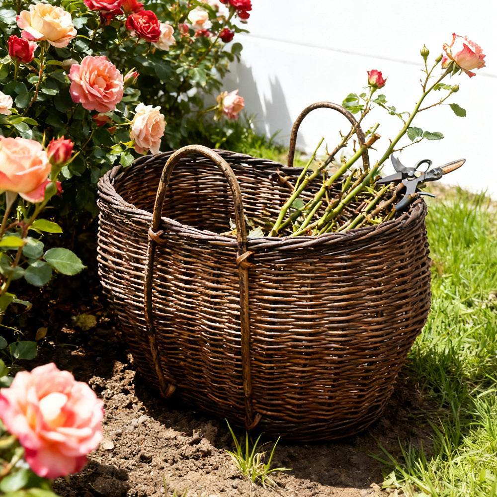 Rustic Handwoven Basket