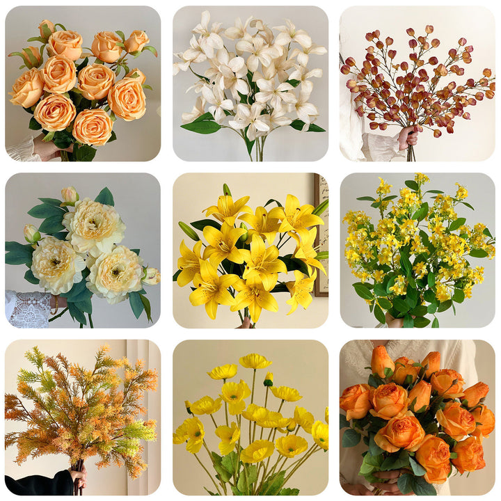 Decorative Floral Decoration for Living Room