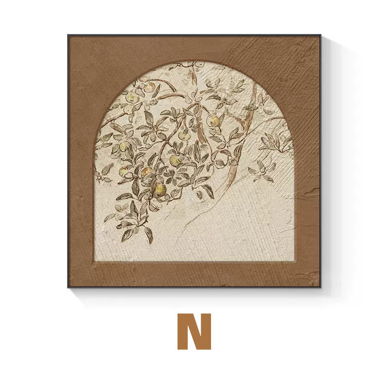 Decorative Floral Framed Artwork