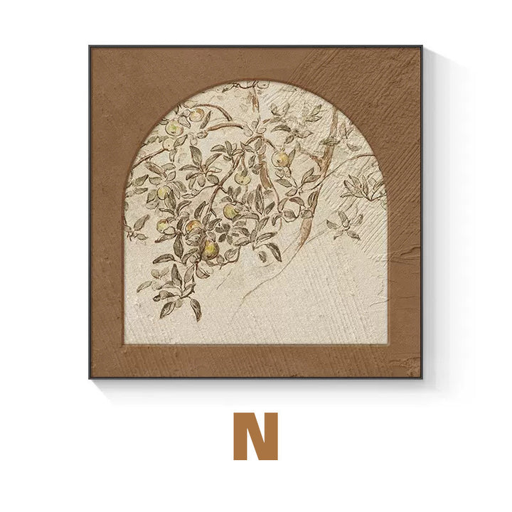 Decorative Floral Framed Artwork