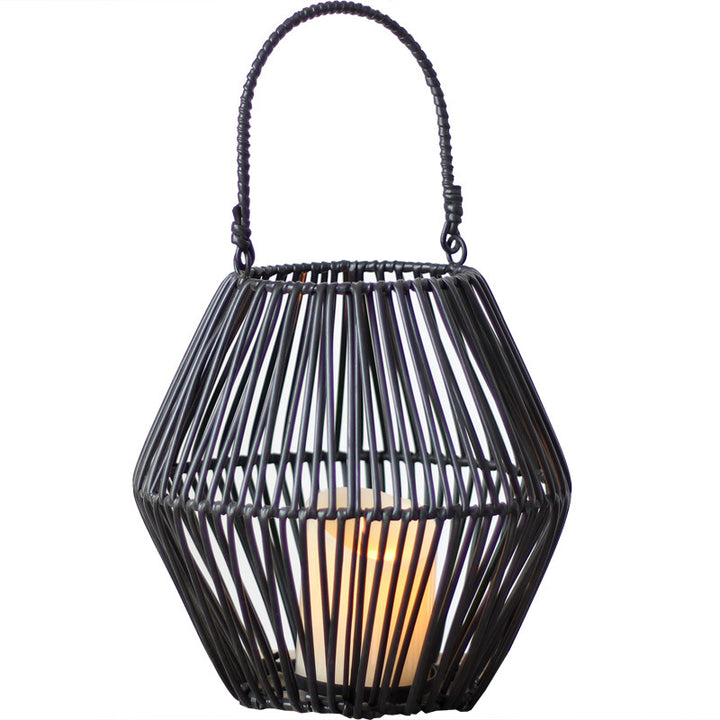 Decorative basket with handle