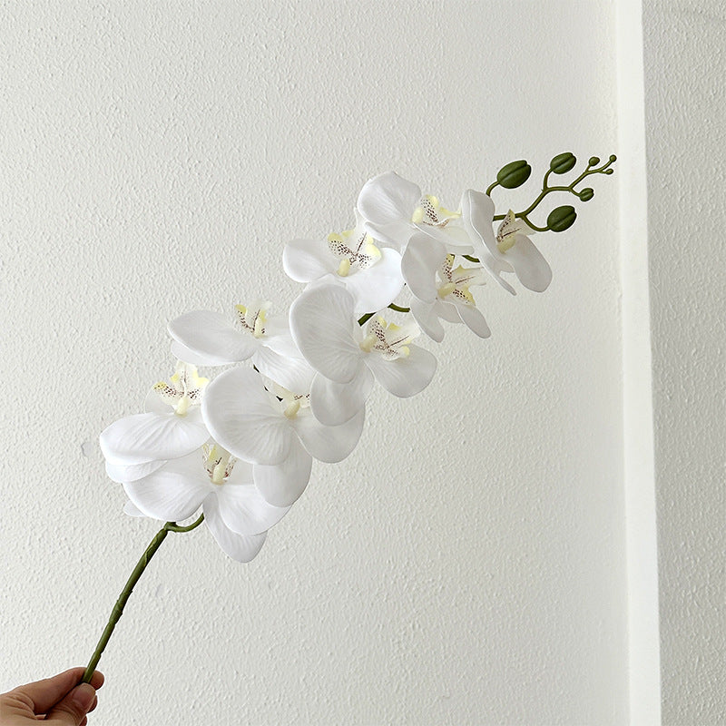 Elegant Faux Orchid Floral Stem