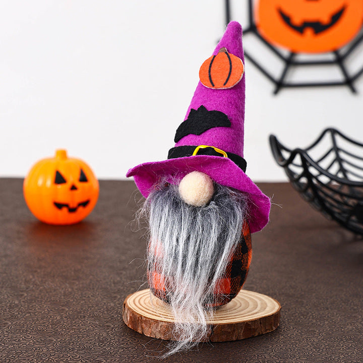 Decorative Halloween Gnome Figure