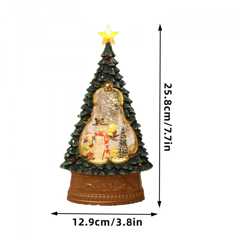 Glowing Christmas tree decoration