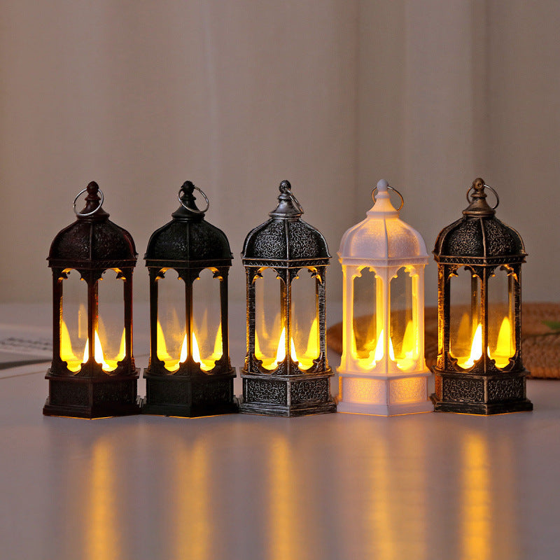Antique lantern with elegant patterns