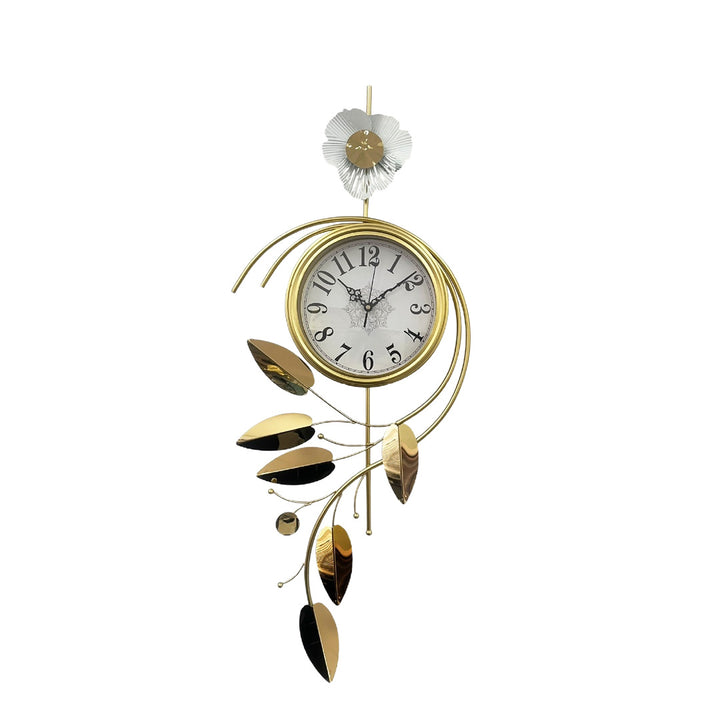Elegant Floral Wall Clock