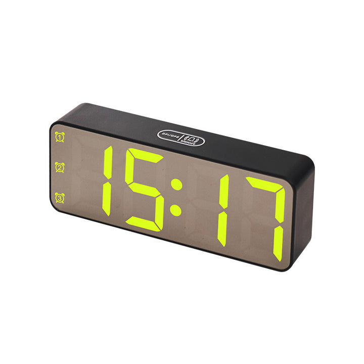 Digital alarm clock with large display