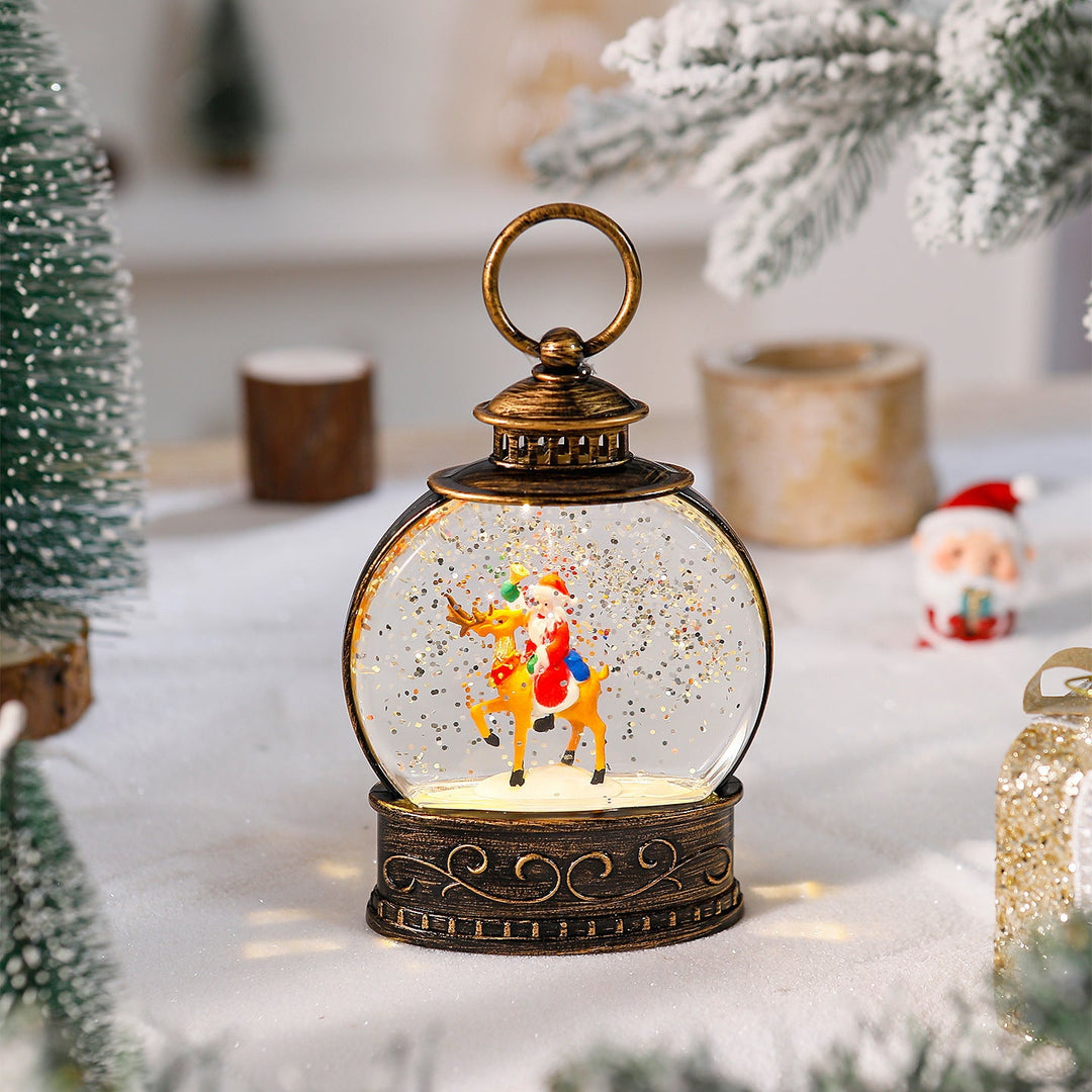 Snow Globe Lamp